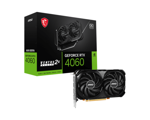 GeForce RTX 4060 VENTUS 2X BLACK 8G OC