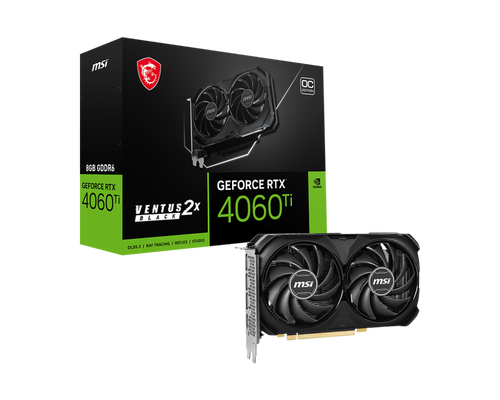 GeForce RTX 4060 Ti 8G VENTUS 2X BLACK E1 OC