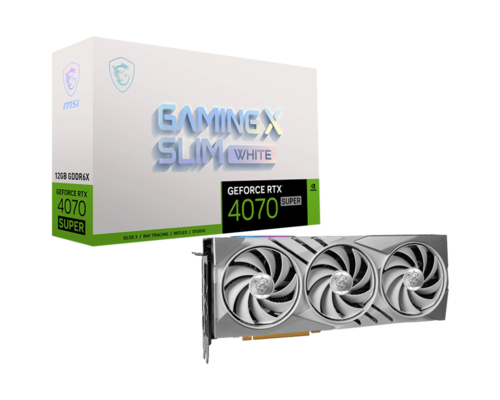 GeForce RTX 4070 SUPER 12G GAMING X SLIM WHITE