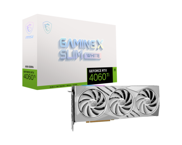 MSI GeForce RTX 4060 Ti GAMING X SLIM WHITE 8G