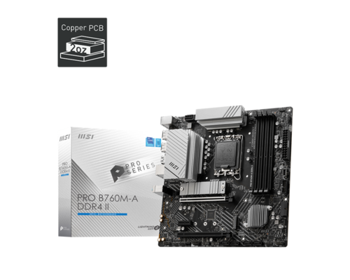 לוח אם MSI PRO B760M-A DDR4 II
