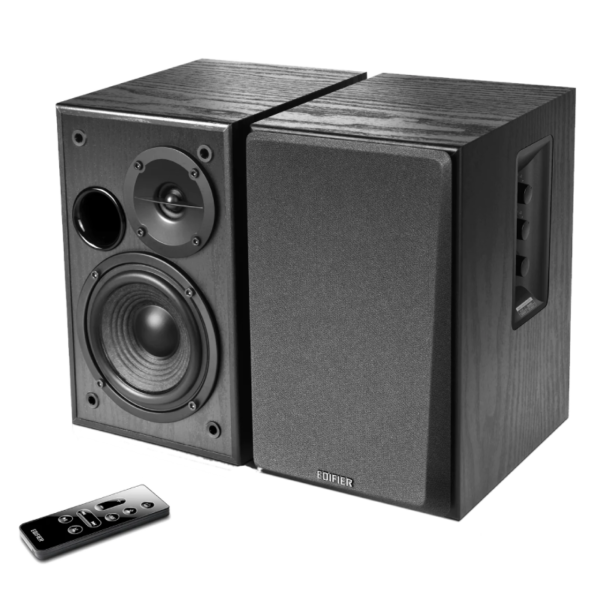 ⁦Edifier R1580MB - Active 2.0 Bookshelf Speaker Set (black)⁩ – תמונה ⁦2⁩