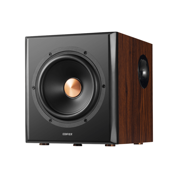 ⁦Edifier S350DB - Bookshelf Speaker+Sub 2.1 Speaker(brown)⁩ – תמונה ⁦3⁩