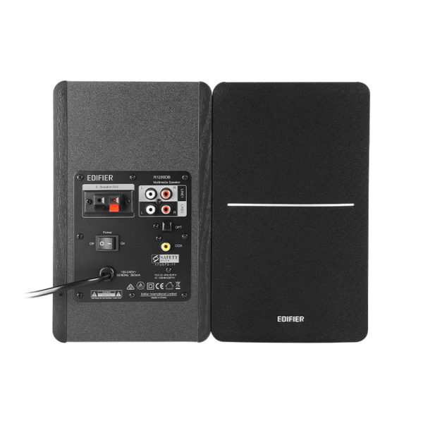 ⁦Edifier R1280DB - Powerful Bookshelf Speakers (brown)⁩ – תמונה ⁦2⁩