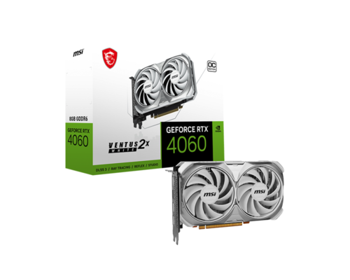 כרטיס מסך MSI GeForce RTX 4060 VENTUS 2X WHITE 8G OC