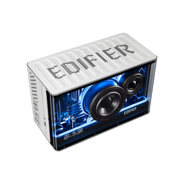 ⁦Edifier QD35 - Tabletop BT Speaker w/GaN charger (white)⁩ – תמונה ⁦4⁩