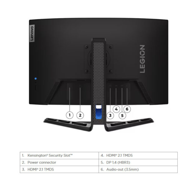 ⁦Lenovo Legion R27qc-30 - 67C6GAC2IS⁩ – תמונה ⁦3⁩