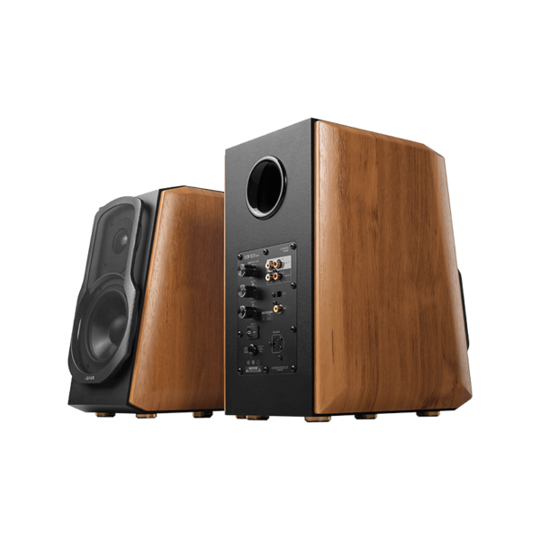 ⁦Edifier S1000MKII - Powered Bookshelf Speakers (brown)⁩ – תמונה ⁦2⁩