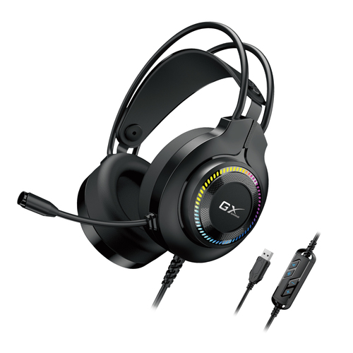 אוזניות גיימינג GENIUS GAMING HEADSET HS-GX580U