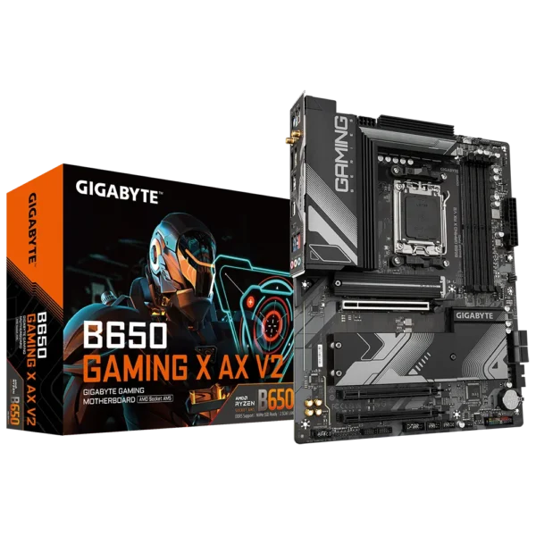 לוח Gigabyte B650 Gaming X AX V2 ATX WIFI BT AMD Zen4 AM5 DDR5
