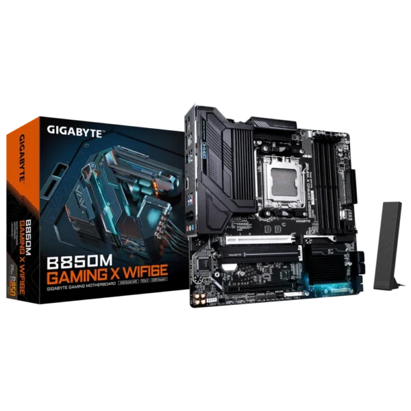 Gigabyte B850M GAMING X WIFI6E MICRO-ATX DDR5 AM5 BT 2.5GB