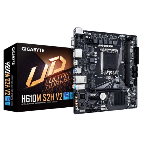 לוח למעבדי אינטל Gigabyte H610M S2H V2 Micro-ATX DDR5