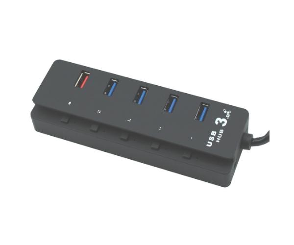 מפצל אקטיבי כולל חיבור מתח Gold-Touch 4 PORT USB 3.0