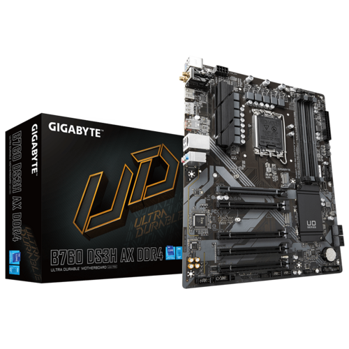 לוח Gigabyte B760 DS3H DDR4 ATX PCIE 4.0 DP HDMI LGA1700