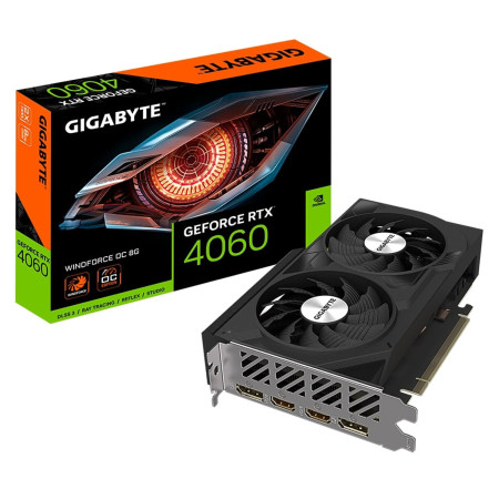 Gigabyte RTX 4060 WINDFORCE 2 OC 8GB DP HDMI