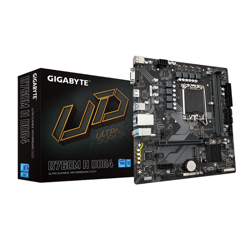 לוח למעבדי אינטל Gigabyte B760M H DDR4 Micro Atx LGA1700
