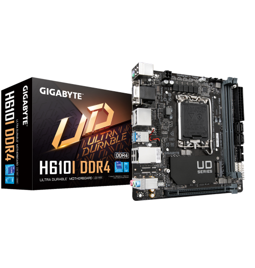 לוח אם Gigabyte H610i DDR4 Mini-ITX LGA1700 VGA HDMI 2XDP