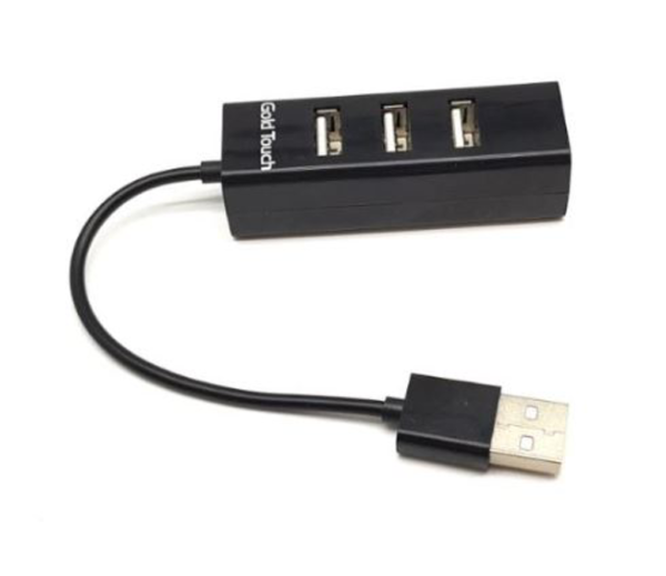 ⁦מפצל 4 PORT USB 2.0 אקטיבי כולל חיבור מתח⁩ – תמונה ⁦2⁩