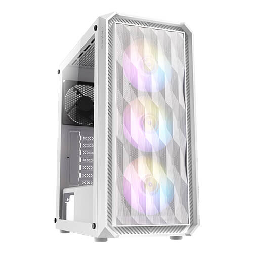 מארז Antec NX292 Mid Tower up to E-ATX MB 3X120MM RGB White