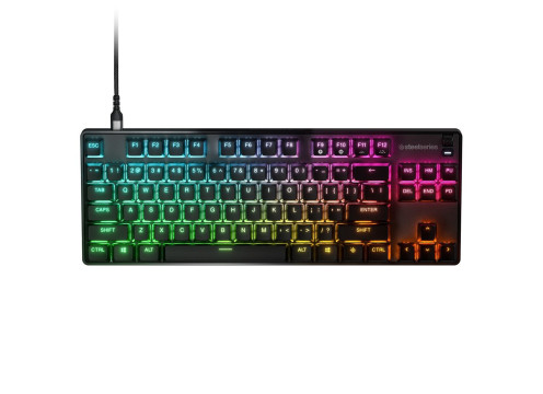 מקלדת גיימרים - מקלדת באנגלית בלבד STEELSERIES APEX 9 TKL US