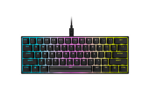 מקלדת גיימינג מכאנית CORSAIR K65 RGB MINI CHERRY MX RED