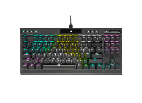 מקלדת גיימינג מכאנית CORSAIR K70 RGB TKL CHERRY MX RED