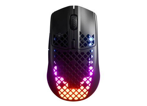 עכבר גיימינג אלחוטי STEELSERIES AEROX 3 WIRELESS BLACK ONYX