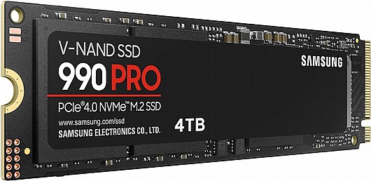 דיסק פנימי Samsung 990 PRO 4TB GEN4 up to 7450 read 6900 Write