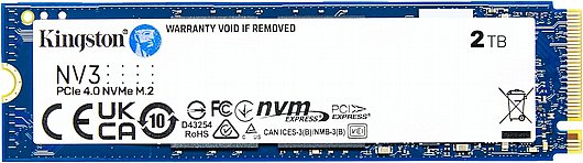 דיסק פנימי Kingston NV3 2TB NVME GEN 4.0 M.2 2280 6000/5000Mb/s