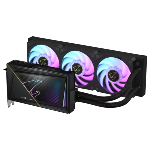 ⁦AORUS GeForce RTX 5080 XTREME WATERFORCE 16G 360MM RADIATOR⁩ – תמונה ⁦2⁩