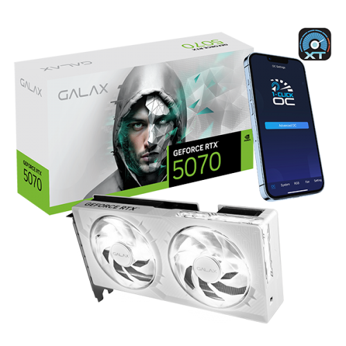 GALAX GeForce RTX™ 5070 1-Click OC White 12GB DDR7