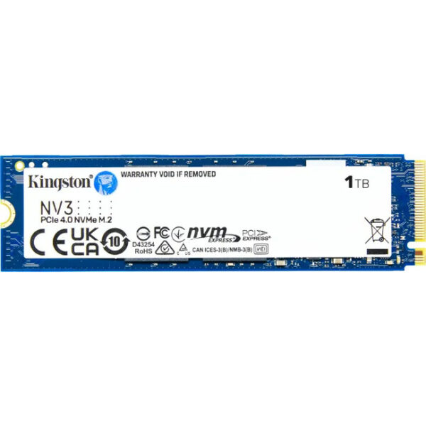 דיסק פנימי Kingston NV3 1TB NVME GEN 4.0 M.2 2280 6000/4000Mb/s