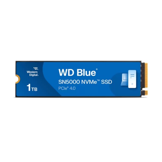 דיסק פנימי WD Blue SN5000 NVMe SSD 1TB PCIe Gen4X4 2280