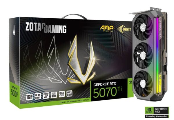 ZOTAC GAMING GeForce RTX 5070 Ti 16GB AMP Extreme INFINITY