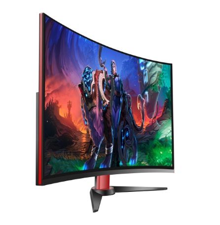 מסך גיימינג Solid 31.5 FHD VA 4Ms HDMI DP Curved 180HZ