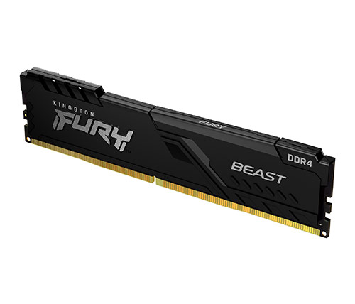 זכרון לנייח Kingston Fury Beast KF432C16BB/8 8GB DDR4 3200Mhz