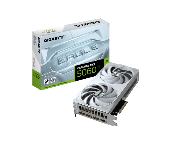 Gigabyte RTX 5060 Ti Eagle OC ICE 16GB White