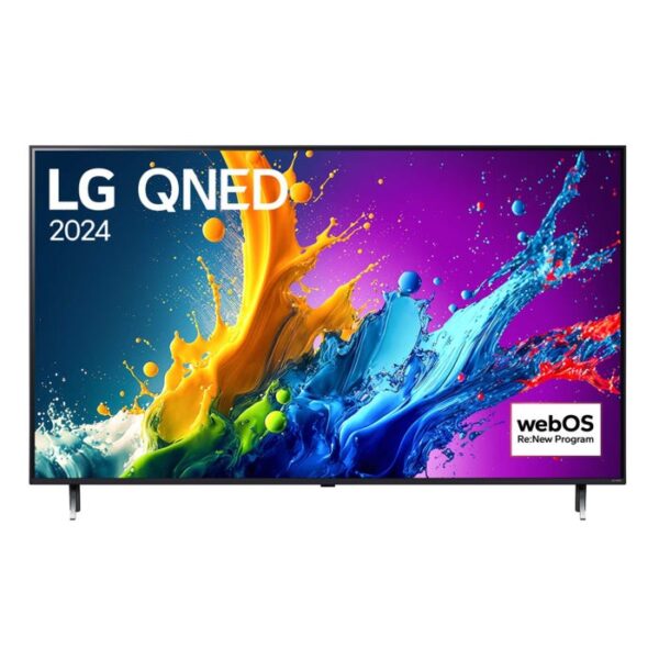 טלוויזיה "55 חכמה LG QNED ברזולוציית 4K דגם: 55QNED80T6B
