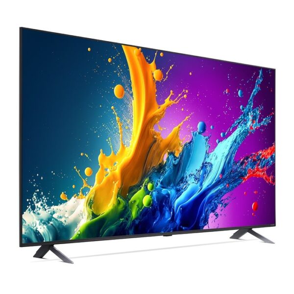 ⁦טלוויזיה "65 חכמה LG QNED ברזולוציית 4K דגם: 65QNED80T6B⁩ – תמונה ⁦2⁩