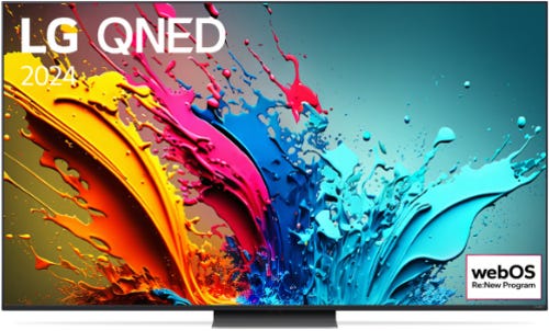 טלוויזיה "65 חכמה LG QNED ברזולוציית 4K דגם: 65QNED86T6A