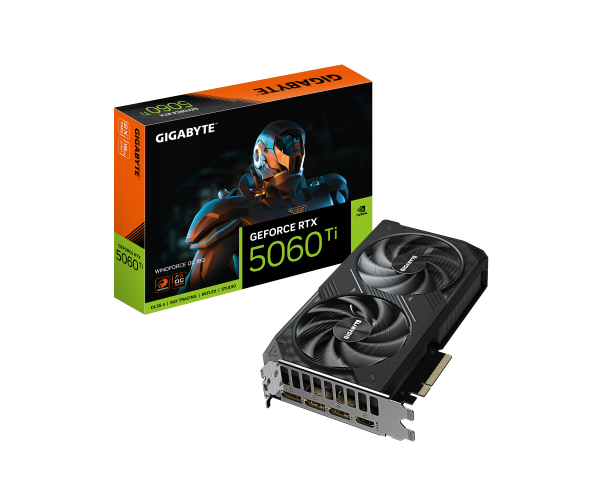 Gigabyte RTX 5060 Ti WindForce 2 OC 16GB