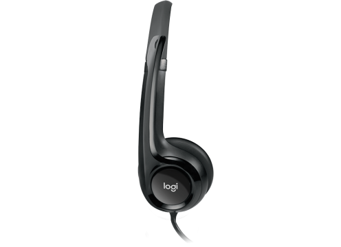 אוזניות קשת חוטיות עם מיקרופון מובנה Logitech H390 USB 2.0 – תמונה 2