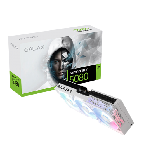 GALAX GF RTX 5080 1-Click OC White PCI-E 16GB GDDR7