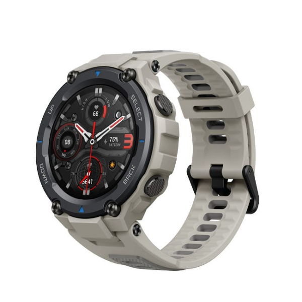 ⁦שעון חכם AMAZFIT דגם T-REX PRO צבע Desert Grey⁩ – תמונה ⁦2⁩