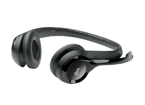 אוזניות קשת חוטיות עם מיקרופון מובנה Logitech H390 USB 2.0 – תמונה 3