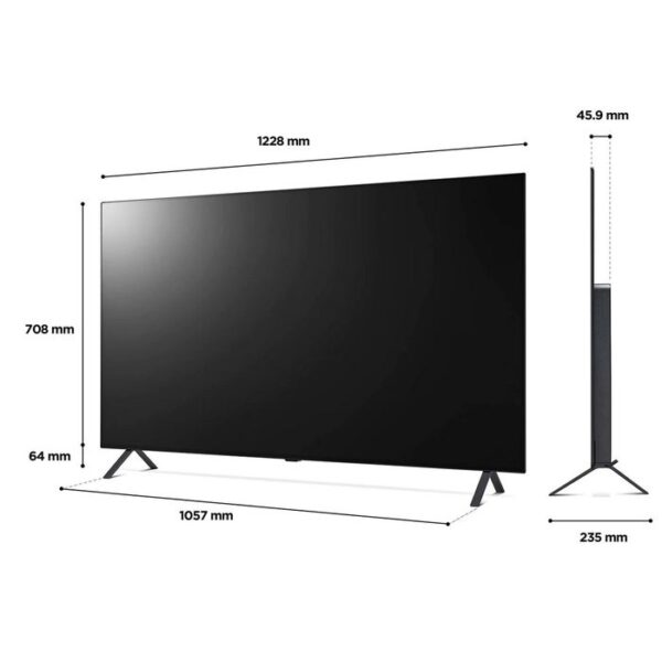 ⁦טלוויזיה "55 חכמה LG OLED ברזולוציית 4K דגם: OLED55A26LA⁩ – תמונה ⁦2⁩