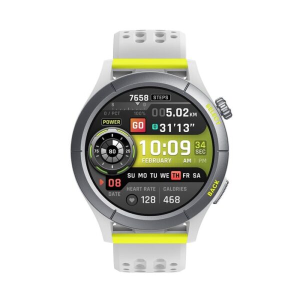שעון חכם Amazfit דגם CHEETAH ROUND GREY בצבע אפור
