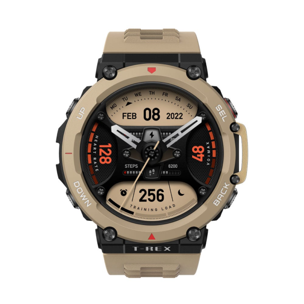 שעון חכם Amazfit דגם T-REX 2 בצבע Khaki