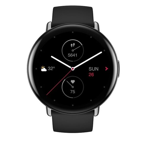 שעון AMAZFIT מודד חמצן בדם מסדרת ZEPP E דגם ONYX BLACK