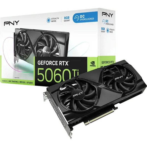 PNY GeForce RTX 5060 Ti Overclocked Dual Fan